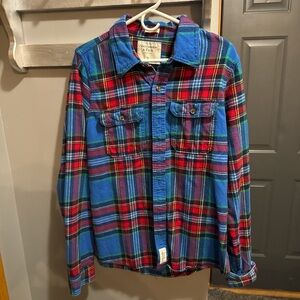 Abercrombie & Fitch Multicolor Plaid Shirt
